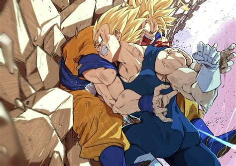 Ssj Goku Vs Majin Vegeta Dragon Ball Art Dragon Ball Super Manga My Xxx Hot Girl