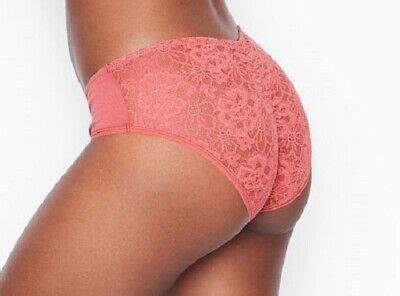 Victoria S Secret Lace Ruched Back Hiphugger Panty Mineral Red Sz XL EBay