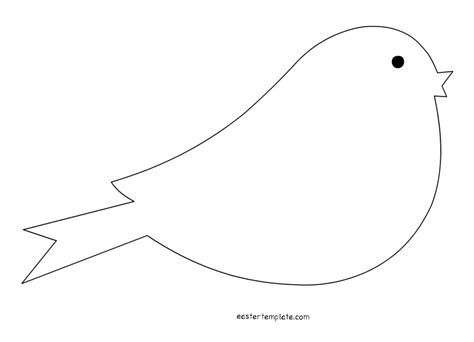 Bird Template Printable Clipart Best