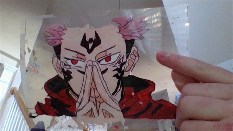 Glass Painting Of Sukuna Fandom