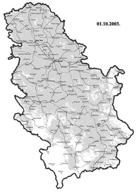 Putna Karta Srbije Sa Kilometrazom Superjoden