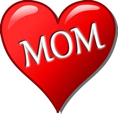 clipart mother s day heart