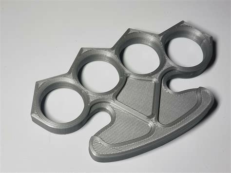Stl File Knuckle Duster For Self Defense・model To Download And 3d Print