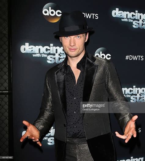 Singer Nick Carter Attends Dancing With The Stars Season 21 At Cbs Televison City On November