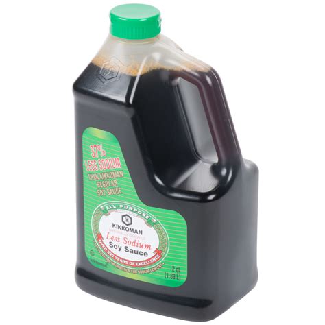 Kikkoman Naturally Brewed Less Sodium Soy Sauce 5 Gallon Container 6