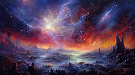 Galactic Symphony Celestial Serenity By Odysseyorigins On Deviantart