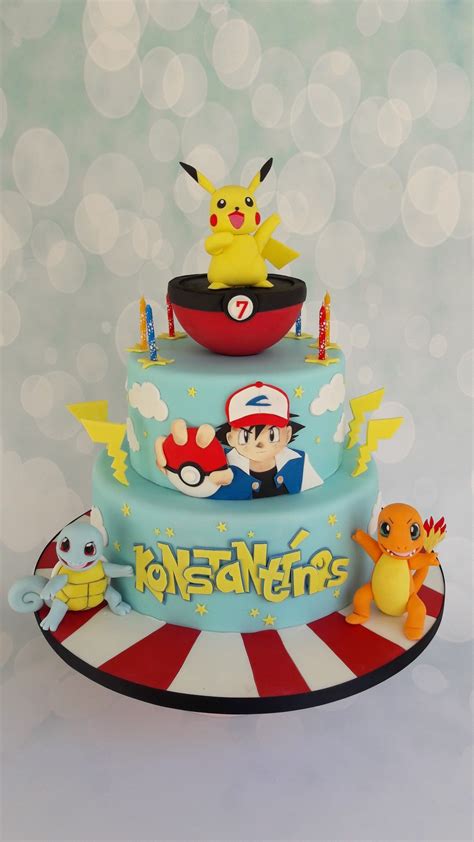 Pokemon Cake Festa De Aniversário Pokemon Bolos Pokemon