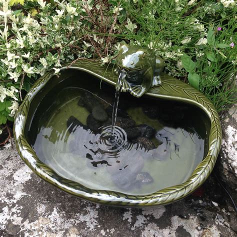 Frog Fountain Garden Water Feature Waterfeatures2go
