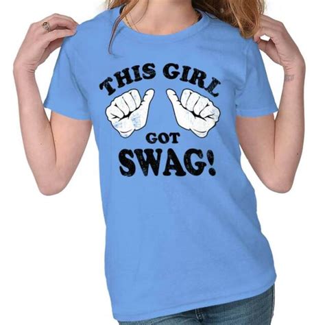 This Girl Got Swag Sassy Confident Novelty Womens Short Sleeve Ladies T