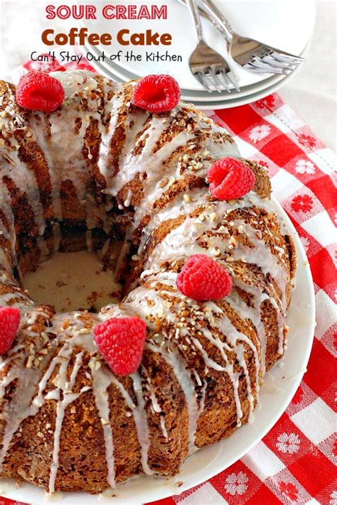 This is the most incredible coffee cake you're ever tasted, with lots of butter, cinnamon, and crumbly topping. Sour Cream Coffee Cake | Recipe | Coffee cake, Sour cream ...