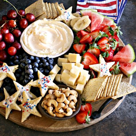 Hungry Couple Red White And Blue Charcuterie Board