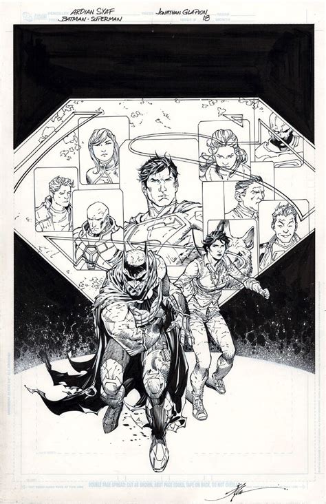 Batmansuperman 18 By Ardian Syaf Inks By Jonathan Glapion