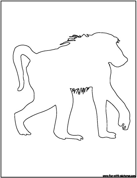 Free Coloring Pages Of Animal Outlines