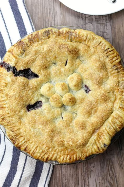 homemade blueberry pie just like grandma made southern food and fun