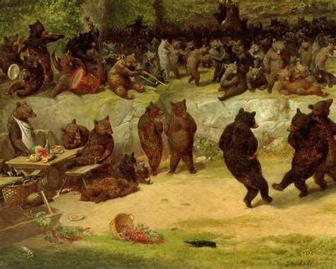 The Bear Dance William Beard Fantasy Print 36x27 Discount Special Sell