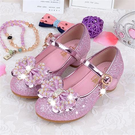 Soft Pu Leather Shoes Size 26 37 Princess Shoes Girls Fancy Dress Shoes