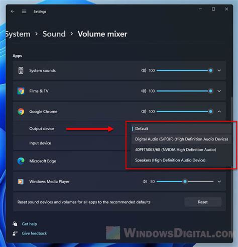 How To Change Output Device For Different Apps On Windows 11