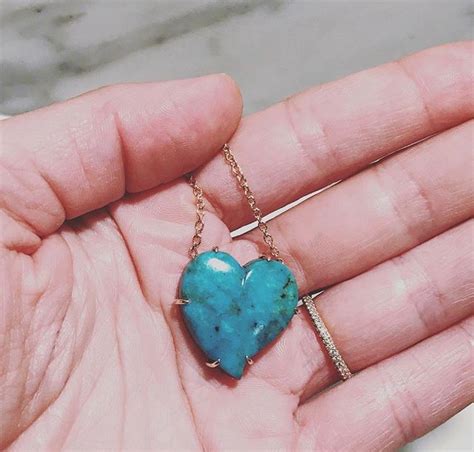 Turquoise Heart Necklace Love And Luck Jewelry