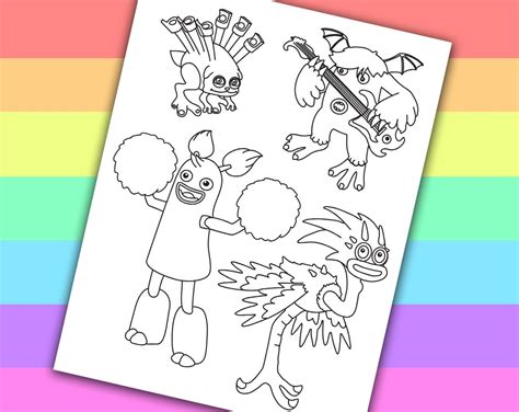 41 Fresh Image My Singing Monsters Coloring Pages My Singing