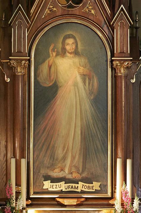 Divine Mercy Image, Hyla Original,jesus I Trust in You Print,jezu Ufam