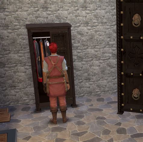 Medieval Sim Tailor And Carpenter — The Medieval Bath House For Sims 4