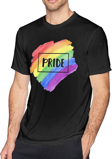 Lgbt Pride Mens Short Sleeve Tee Sports T Shirt Tees For Men Amazonde Bekleidung