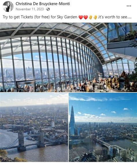 How To Book Free Sky Garden Tickets