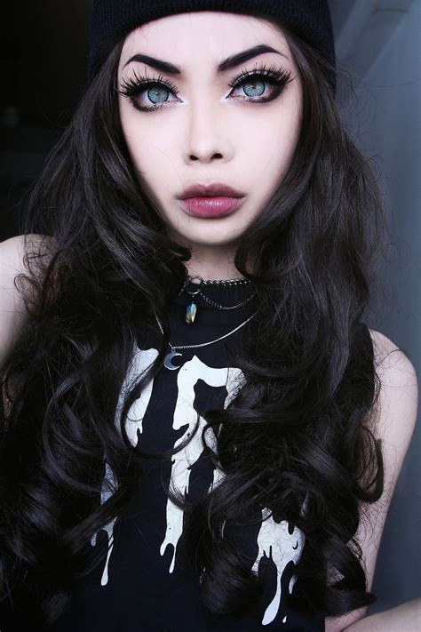 wylona hayashi beautiful makeup goth beauty gothic makeup