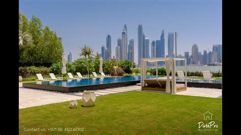 16000000 Villa On The Palm Jumeirah Dubai With Private Pool And