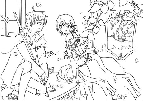 26 Anime Kissing Coloring Pages Knishaashtin