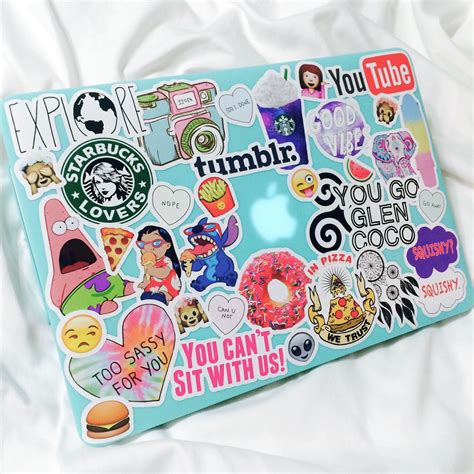 Pinterest Kara Strabbing Laptop Stickers Computer Sticker Cute