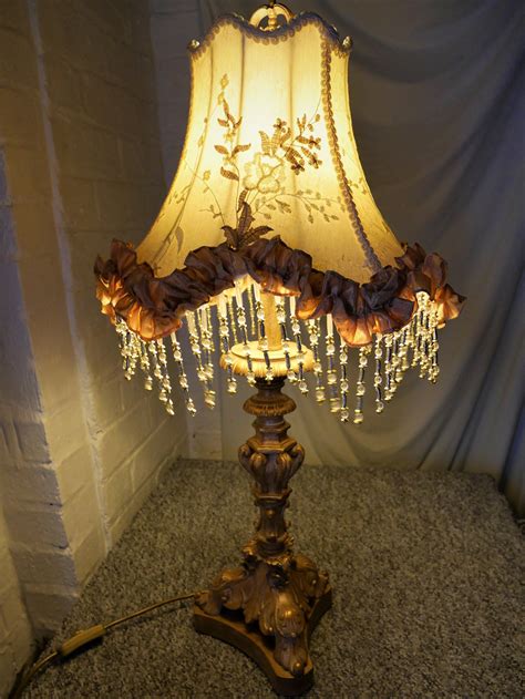 Delicate And Ornate Tall Vintage Table Lamp By Rv Astley Etsy Uk