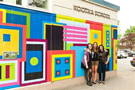 Elementary School Murals Painting Fine Arts Collaborates With Nootka