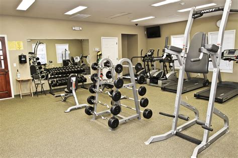Fitness Center Featuring State Of The Art High Quality Equipment