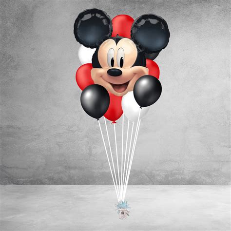 Inflated Large Mickey Mouse Balloon Bouquet T Package Helium