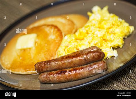 Breakfast Sausage And Eggs