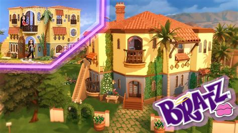 The Sims 4 Bratz Mansion Speed Build Youtube