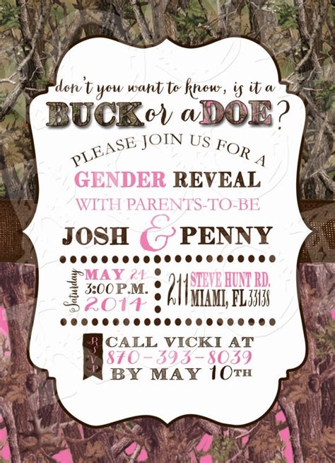 Items Similar To Gender Reveal Buck Or Doe On Etsy