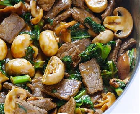 Ginger Beef And Mushroom Stir Fry By The Recipes