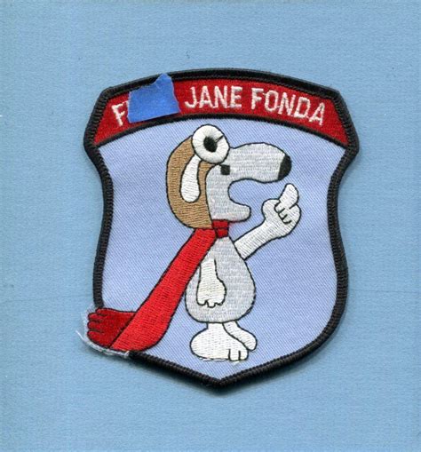 Fk Jane Fonda Vietnam Red Baron Snoopy Usaf Army Navy Usmc Squadron