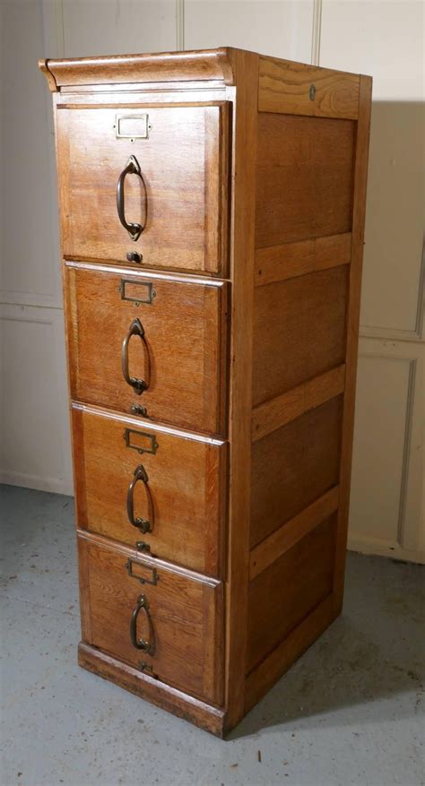 Shop wayfair for all the best oak filing cabinets. Large Art Deco Four-Drawer Oak Filing Cabinet at 1stdibs