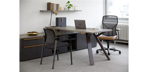 This designer task chair boasts tilt and tilt tension adjustments, as well as a set of height adjustable arms. Acuity Ergonomic Task by Allsteel | Infinium Interiors