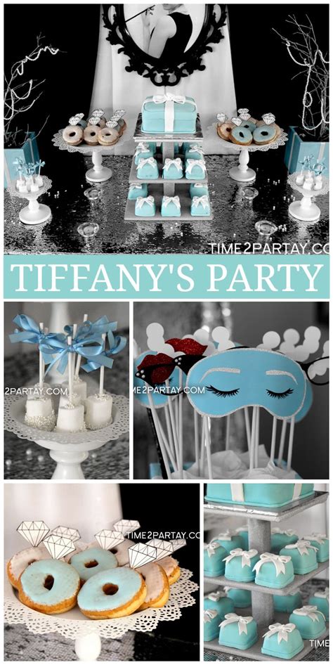 Tiffanys Bridalwedding Shower A Tiffanys Themed Bridal Shower Catch My Party Tiffany