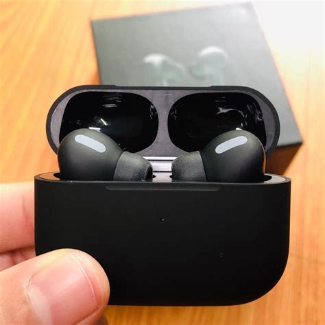 Svarta Airpods Pro Wireless Mandmtrading