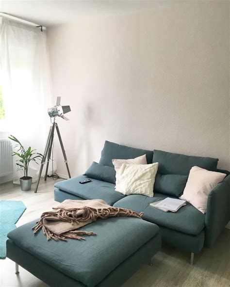 Nánar um vöruna innifalið í samsetningu. IKEA Söderhamn in Finsta Türkis | Wohnzimmer ideen ...