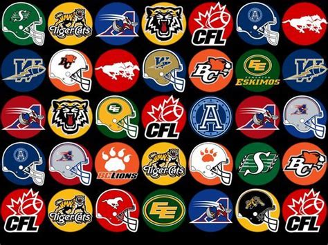 Canadian Football Team Logos Logos Ncaa Logos Nfl Logos Nhl Logos Screen Canadian