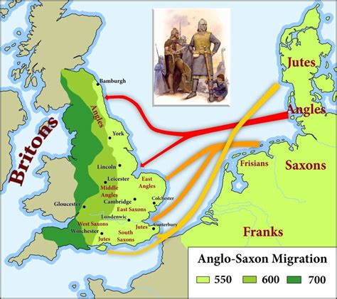 Anglo Saxon Migration Germanic Tribes Anglo Saxon Anglo Saxon Kingdoms