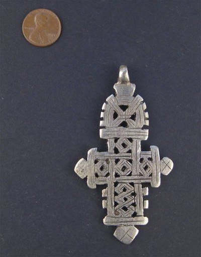 Ethiopian Coptic Cross Coptic Cross Pendant Silver Coptic Etsy