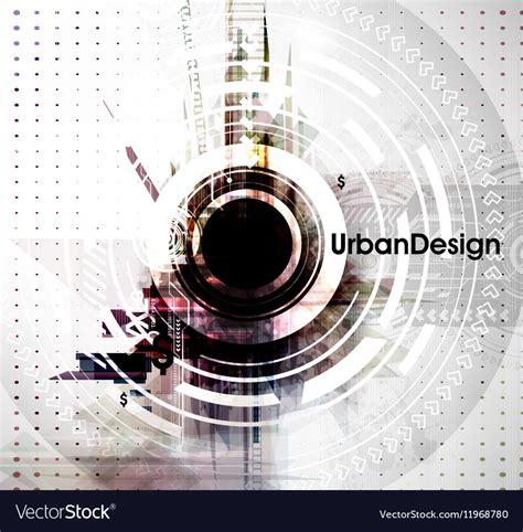 Abstract Techno Background Royalty Free Vector Image