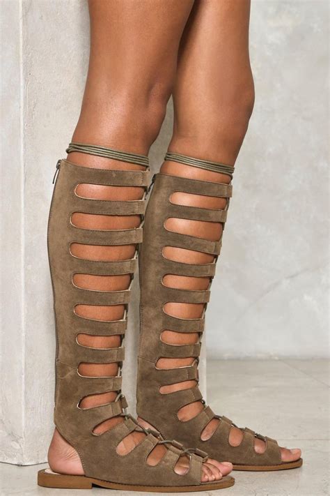 Gladiator To See You Knee High Sandal Knee High Sandals Lace Up